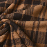 Printed Polar Checkered Warm Orange