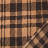 Printed Polar Checkered Warm Orange