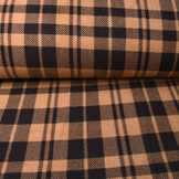 Printed Polar Checkered Warm Orange