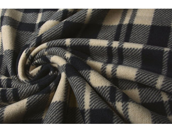 Printed Polar Checkered Beige