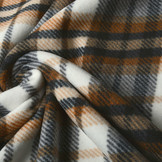 Bedruckte Polar Kariert Orange