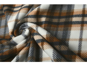 Bedruckte Polar Kariert Orange