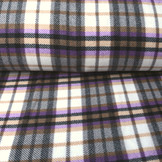 Printed Polar Checkered Puple