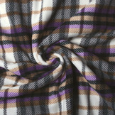 Printed Polar Checkered Puple