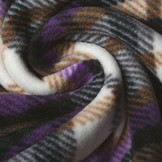 Printed Polar Checkered Puple