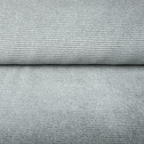 Katoenen Tricot  Corduroy Brede Rib Licht Grijs Melange