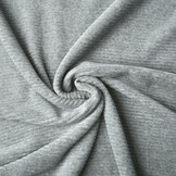 Katoenen Tricot  Corduroy Brede Rib Licht Grijs Melange