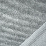 Cotton Jersey Corduroy Wide Grey Melange