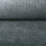 Baumwolle Trikot Cordstoff Breit Dunkelgrau Melange