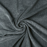 Baumwolle Trikot Cordstoff Breit Dunkelgrau Melange