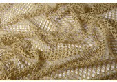 Jersey Gauze Fabric Glitter Light Gold