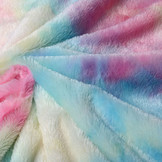 Short Hairy Fur Candy Multi Color 1