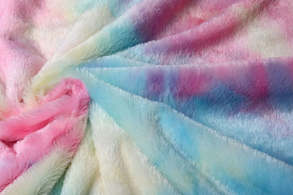 Short Hairy Fur Candy Multi Color 1 - YES Fabrics