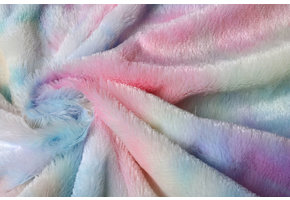 Short Hairy Fur Candy Multi Color 4