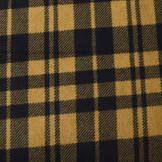 Printed Polar Checkered Mustard Brown