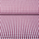 Gingham Check 8 mm Bordeaux