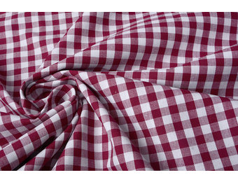 Boerenbont Ruit 8 mm Bordeaux