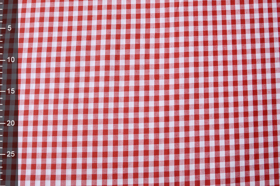 Boerenbont Ruit 8 mm Rood