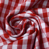 Gingham Check 8 mm Red