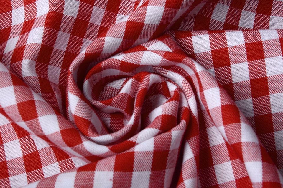 Boerenbont Ruit 8 mm Rood