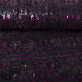 Lace Sequins Noralie Cyclamen Black