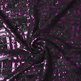 Lace Sequins Noralie Cyclamen Black