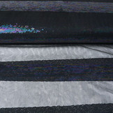 Mesh Embroidered  Sequins Stripes Multi 1