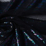 Mesh Embroidered  Sequins Stripes Multi 1