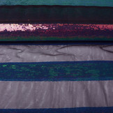 Mesh Embroidered  Sequins Stripes Multi 2