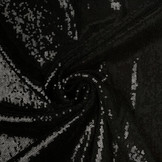 Mesh Geborduurd Pailletten Jolie Zwart