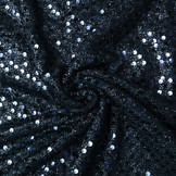 Sequins on Lurex Joni Navy Blue