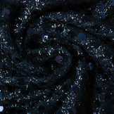 Pailletten op Lurex Joni Marine Blauw