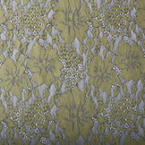 Panel Lace Flowers Luna Beige Green