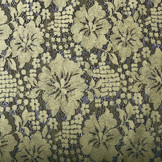 Panel Lace Flowers Luna Beige Green