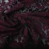 Panel Spitze Blumen Luna Bordeaux