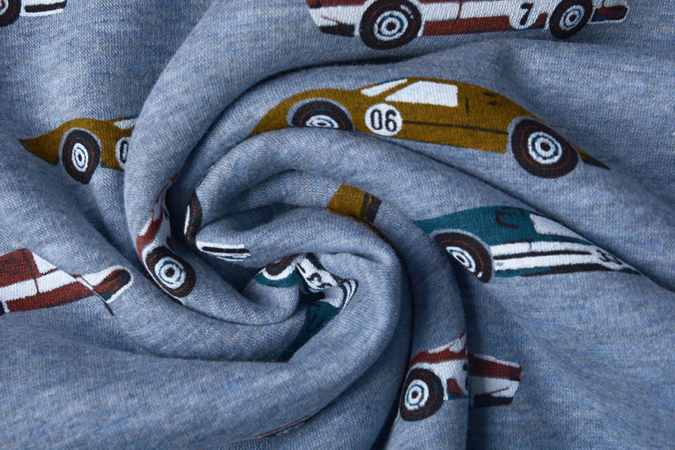Jogging Alpenfleece Vintage Racecar Jeans Melange