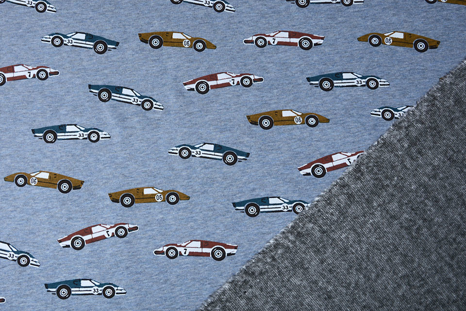 Jogging Alpenfleece Vintage Racecar Jeans Melange