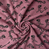 Jogging Alpenfleece Dino Wijnrood Melange