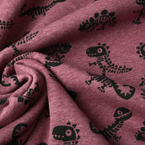 Jogging Alpenfleece Dino Wijnrood Melange