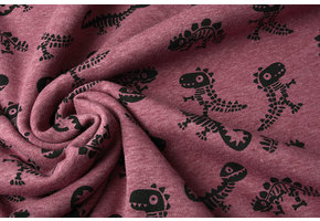 Jogging Alpenfleece Dino Wine Red Melange