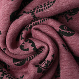 Jogging Alpenfleece Dino Wijnrood Melange