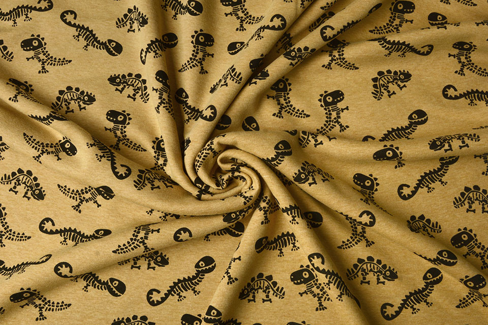 Jogging Alpenfleece Dino Ocher Yellow Melange