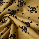 Jogging Alpenfleece Doodskop Oker Geel Melange