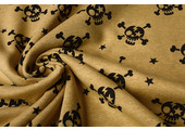 Jogging Alpenfleece Skull Ocher Yellow Melange