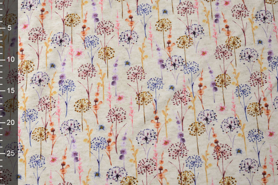 Jogging Alpenfleece Bladder Flower Creme Melange