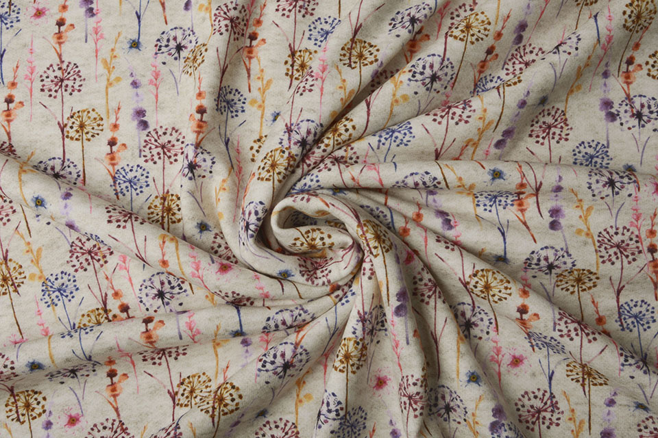 Jogging Alpenfleece Bladder Flower Creme Melange