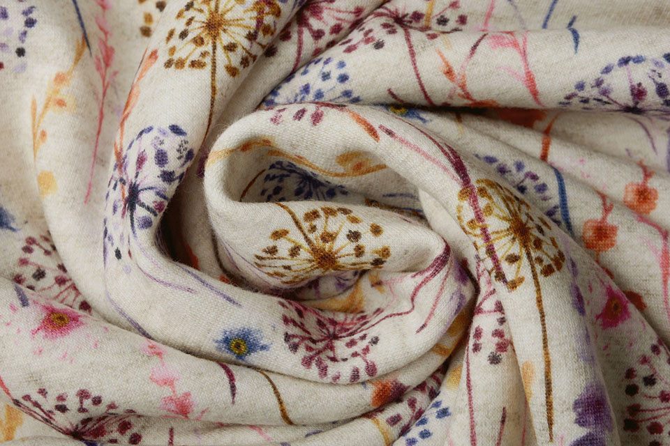 Jogging Alpenfleece Bladder Flower Creme Melange