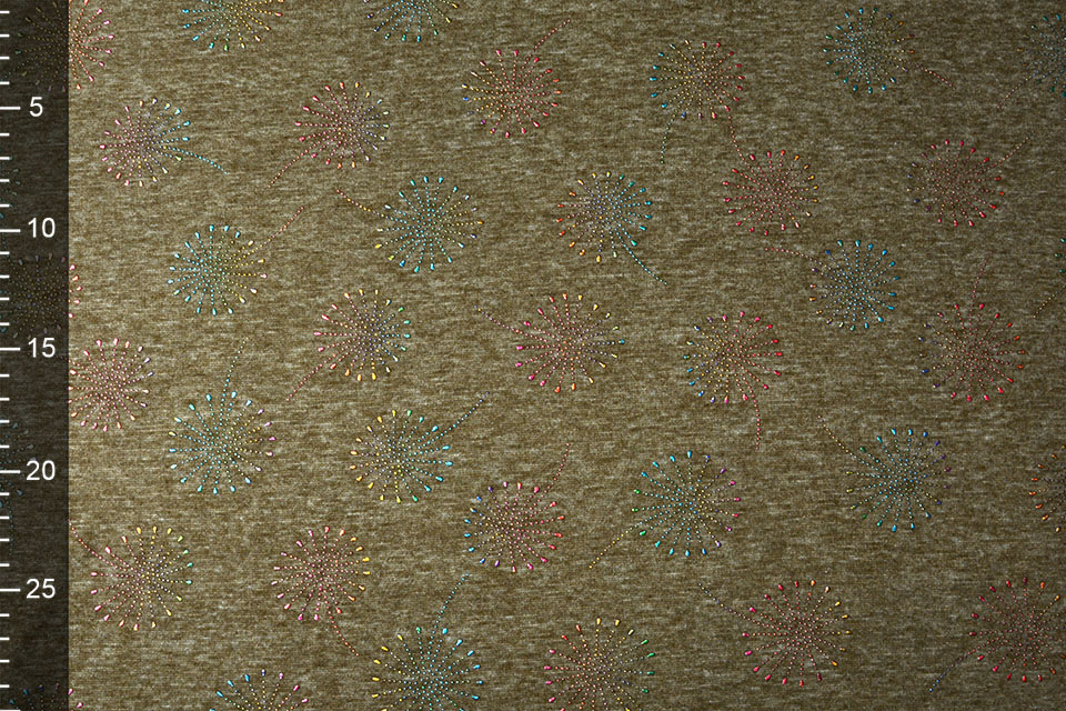Jogging Alpenfleece Blowball Drop Army Green Melange