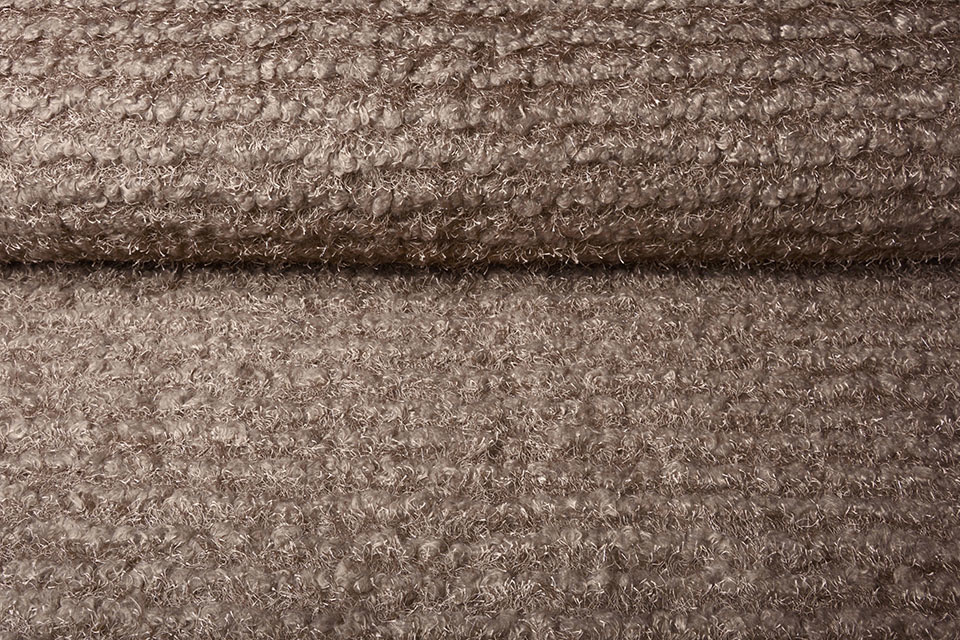Fancy Bouclé Glitter Taupe