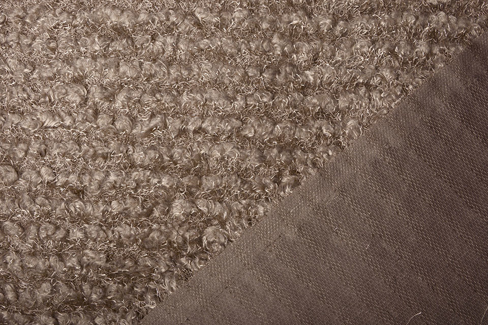 Fancy Bouclé Glitter Taupe